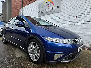 Used 2009 Honda Civic Ex Blue - Interior and Exterior details 5