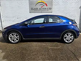 Used 2009 Honda Civic Ex Blue - Interior and Exterior details 6