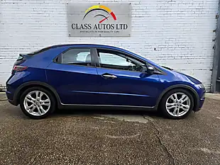 Used 2009 Honda Civic Ex Blue - Interior and Exterior details 8