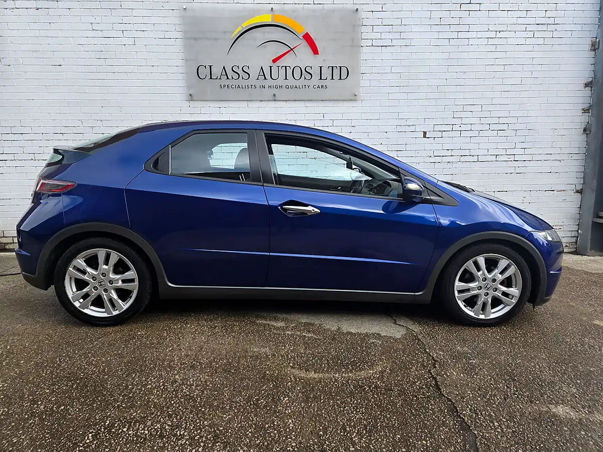 Used 2009 Honda Civic Ex Blue - Interior and Exterior details 8