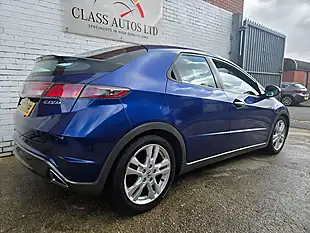 Used 2009 Honda Civic Ex Blue - Interior and Exterior details 9