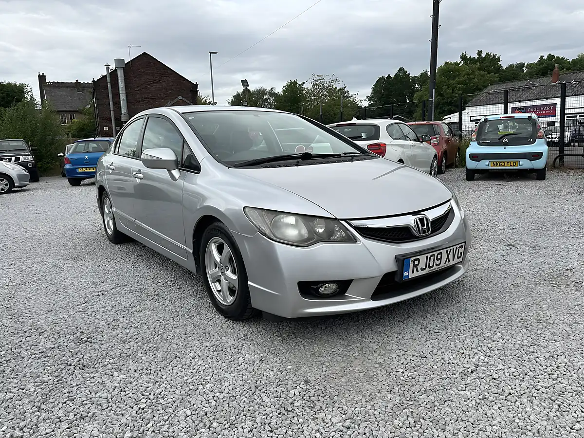 Used 2009 Honda Civic Ex Silver - Front View