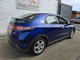 Used 2009 Honda Civic Se Blue - Interior and Exterior details 11
