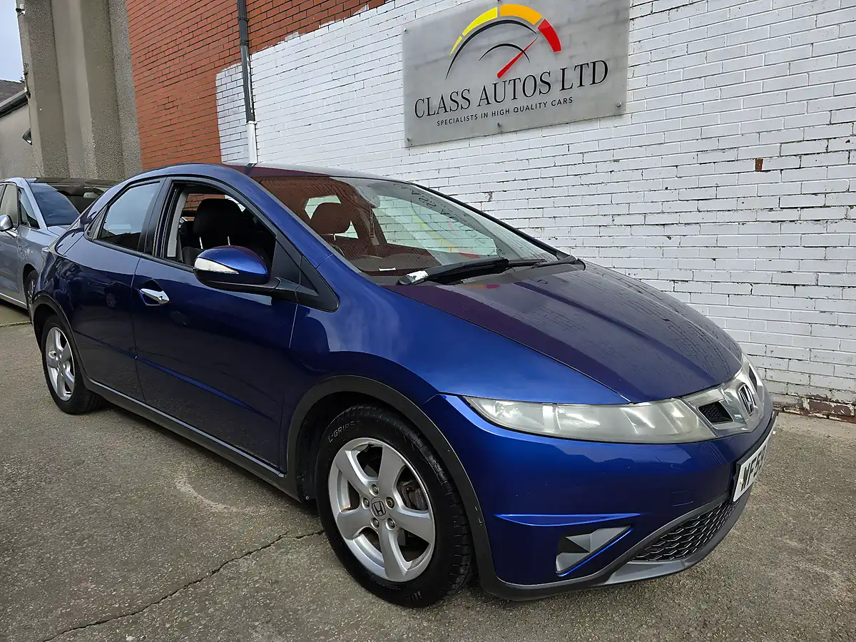 Used 2009 Honda Civic Se Blue - Interior and Exterior details 3