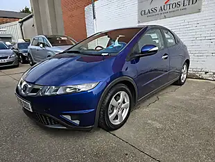 Used 2009 Honda Civic Se Blue - Interior and Exterior details 4