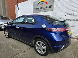 Used 2009 Honda Civic Se Blue - Interior and Exterior details 5