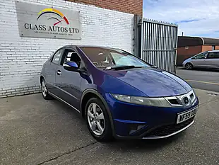 Used 2009 Honda Civic Se Blue - Interior and Exterior details 6