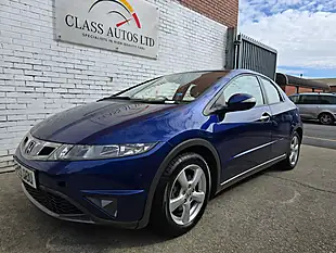 Used 2009 Honda Civic Se Blue - Interior and Exterior details 7