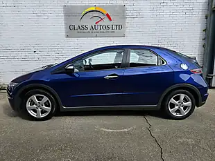 Used 2009 Honda Civic Se Blue - Interior and Exterior details 8