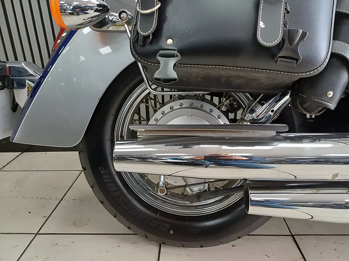 Used 2009 Honda VT750C Blue & Silver - Interior and Exterior details 13