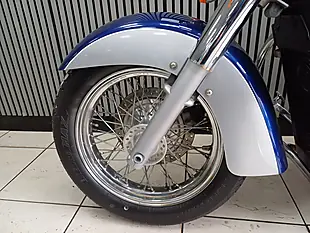Used 2009 Honda VT750C Blue & Silver - Interior and Exterior details 16