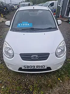 Used 2009 Kia Picanto 5dr White - Interior and Exterior details 2