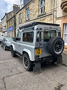Used 2009 Land Rover Defender 90 County Hard Top Zermatt Silver - Interior and Exterior details 2