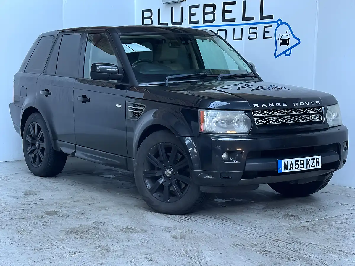 Used 2009 Land Rover Range Rover Sport Hse Black - Front View