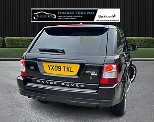 Used 2009 Land Rover Range Rover Sport Hse Black - Interior and Exterior details 11