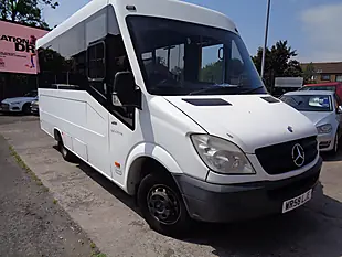 Used 2009 Mercedes-Benz 207 Minibus White - Interior and Exterior details 2