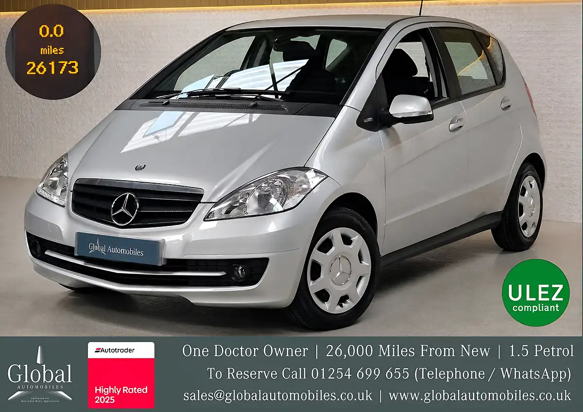 Used 2009 Mercedes-Benz a-Class Classic Se Polar Silver - Front View