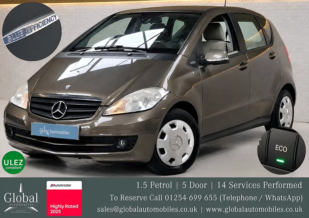 Used 2009 Mercedes-Benz a Class Classic Se Steppe Brown - Front View