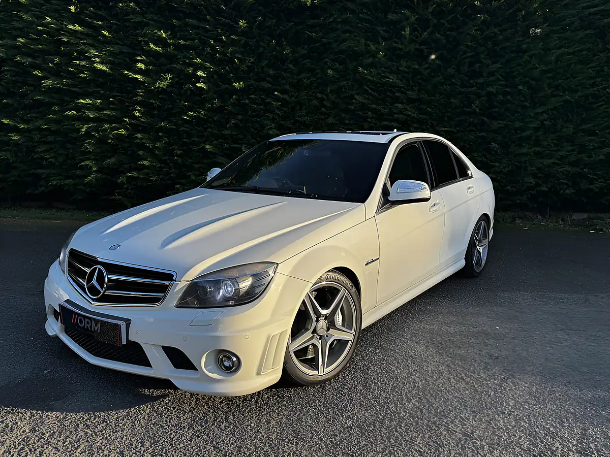 Used 2009 Mercedes-Benz C Class AMG White - Front View