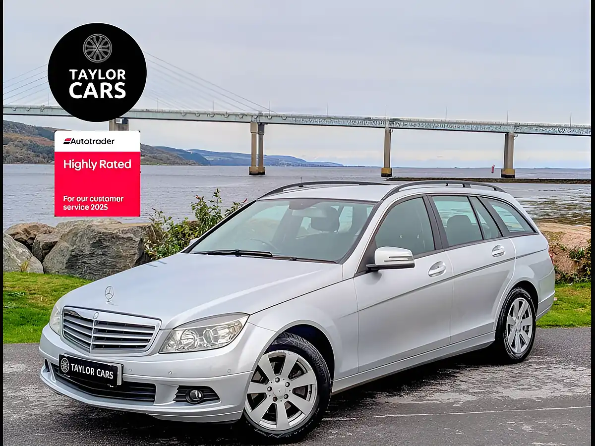Used 2009 Mercedes-Benz C Class Se Silver - Front View