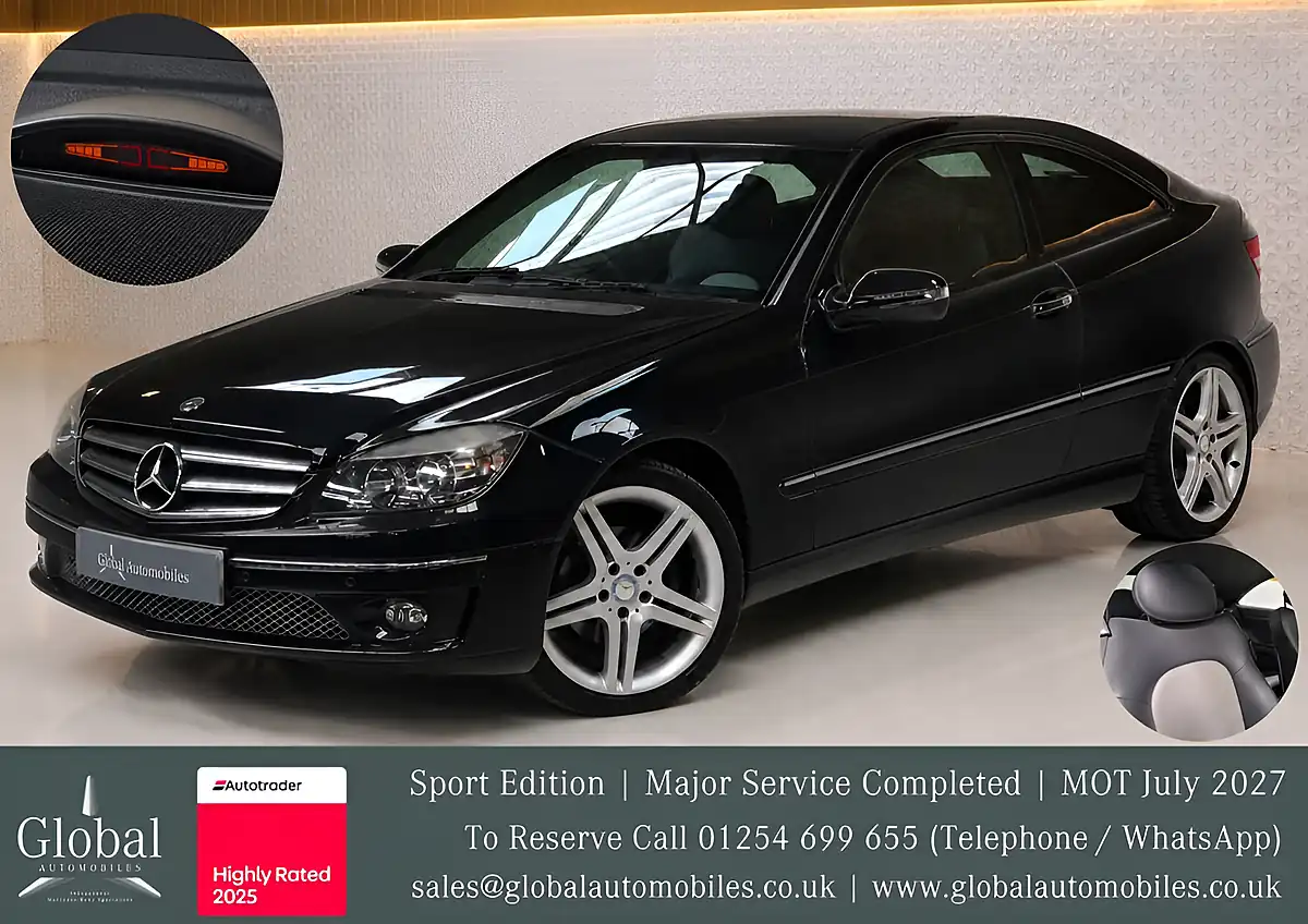 Used 2009 Mercedes-Benz Clc Class Sport Obsidian Black Metallic - Front View