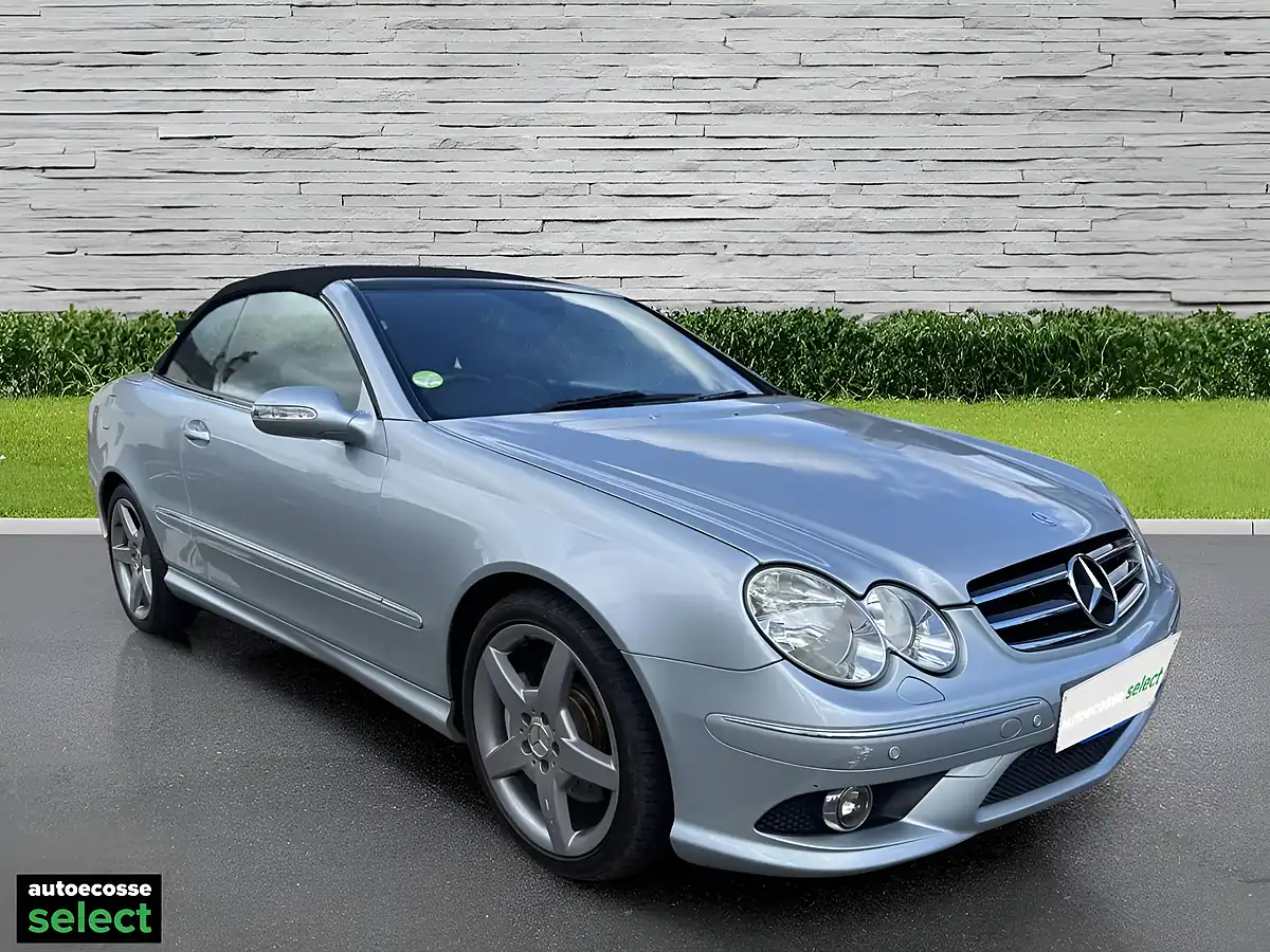 Used 2009 Mercedes-Benz Clk Sport Silver - Front View