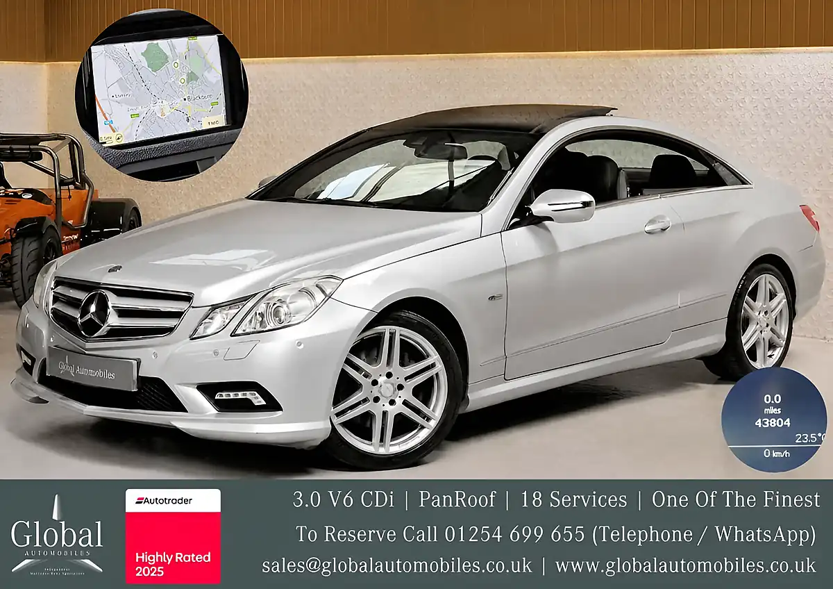 Used 2009 Mercedes-Benz E-Class AMG Sport Iridium Silver - Front View