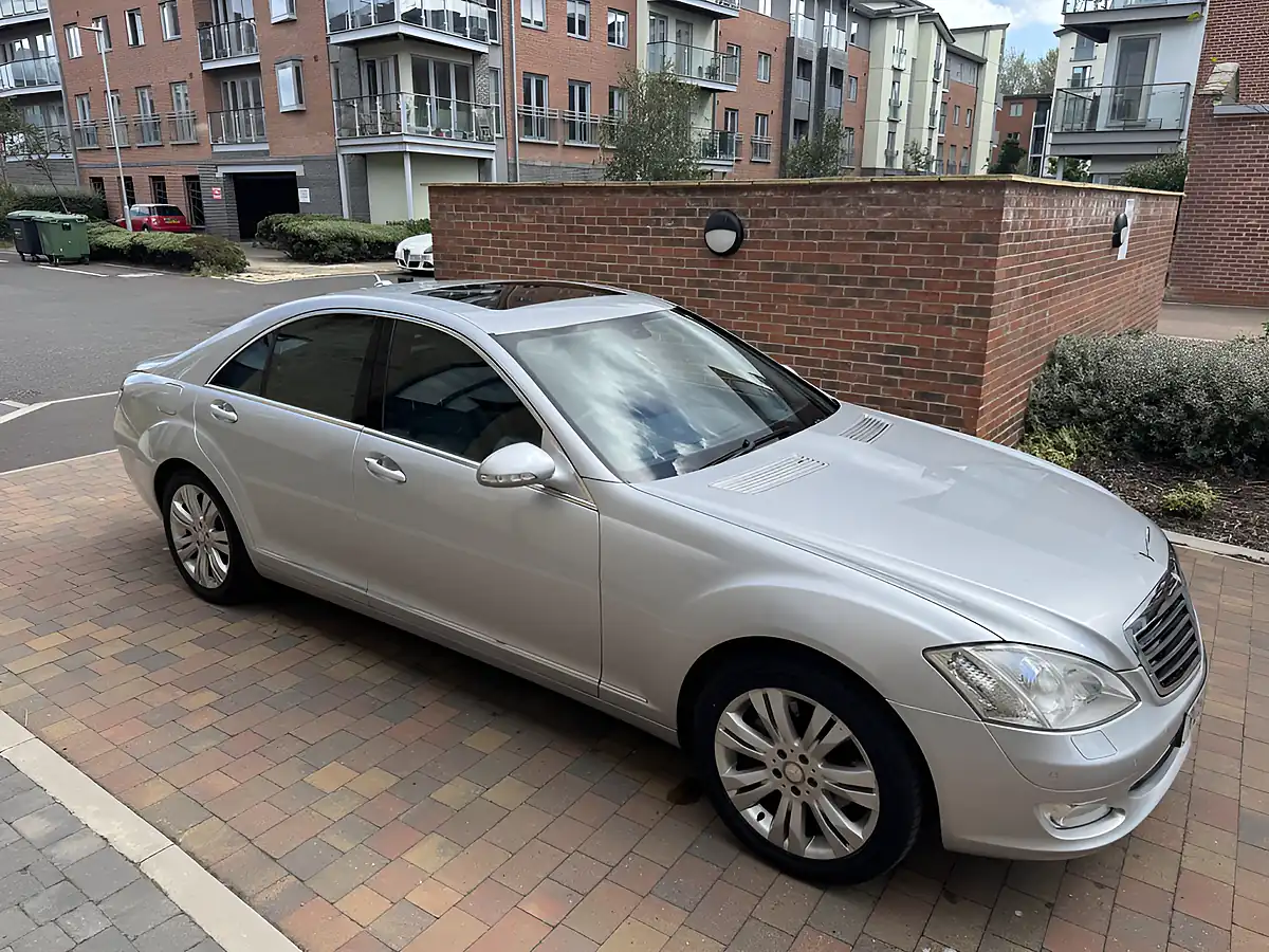 Used 2009 Mercedes-Benz S Class Blueefficiency Silver - Front View