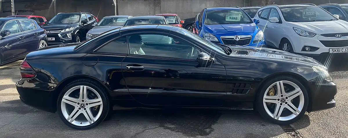Used 2009 Mercedes-Benz Sl Convertible Black - Interior and Exterior details 19