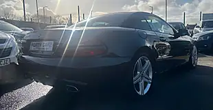 Used 2009 Mercedes-Benz Sl Convertible Black - Interior and Exterior details 2