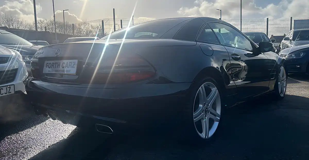 Used 2009 Mercedes-Benz Sl Convertible Black - Interior and Exterior details 2