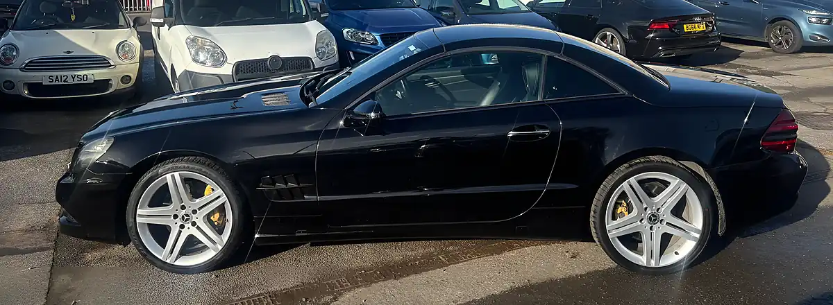 Used 2009 Mercedes-Benz Sl Convertible Black - Interior and Exterior details 3