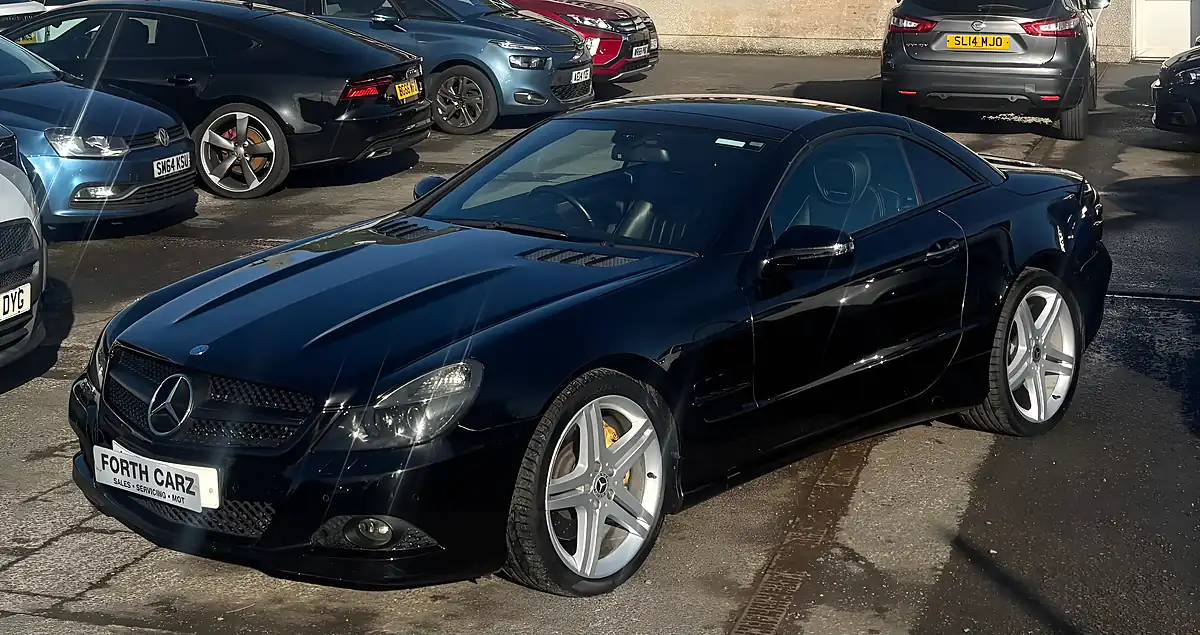 Used 2009 Mercedes-Benz Sl Convertible Black - Interior and Exterior details 4