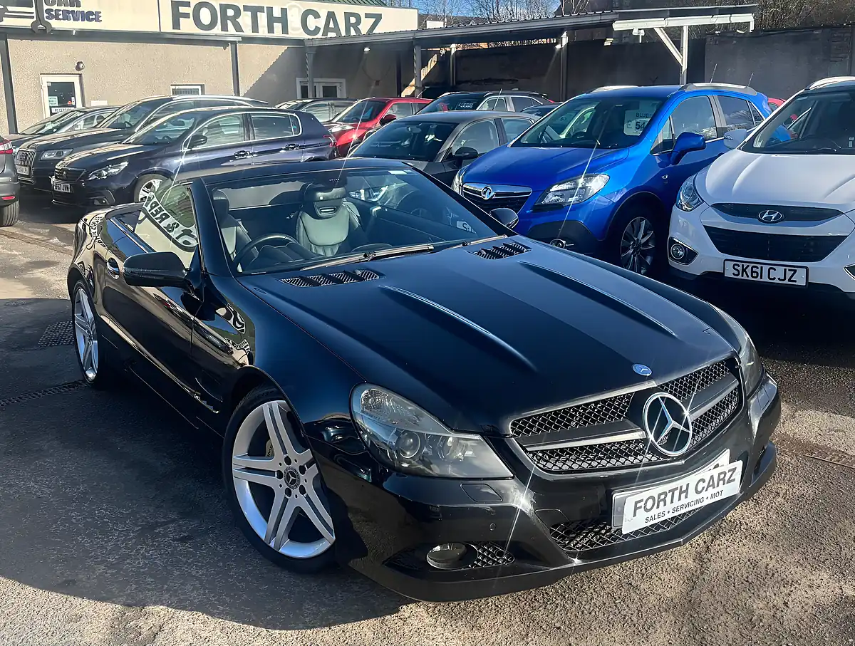 Used 2009 Mercedes-Benz Sl Convertible Black - Interior and Exterior details 6