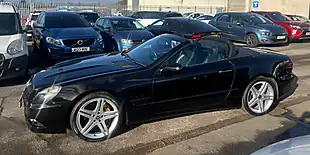 Used 2009 Mercedes-Benz Sl Convertible Black - Interior and Exterior details 7