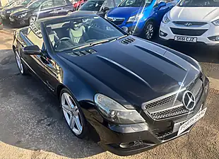 Used 2009 Mercedes-Benz Sl Convertible Black - Interior and Exterior details 8