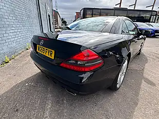 Used 2009 Mercedes-Benz Sl Convertible Black - Interior and Exterior details 11