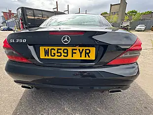 Used 2009 Mercedes-Benz Sl Convertible Black - Interior and Exterior details 17