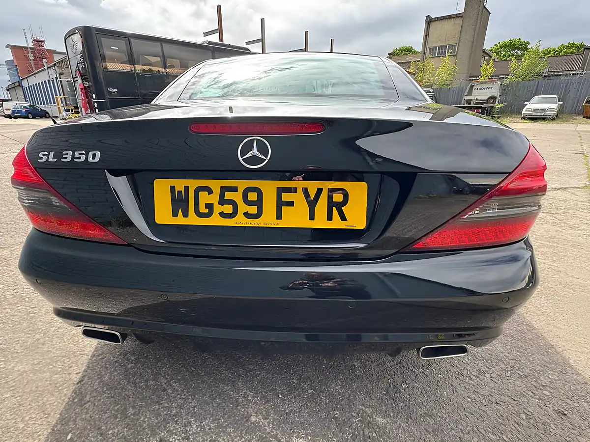 Used 2009 Mercedes-Benz Sl Convertible Black - Interior and Exterior details 17