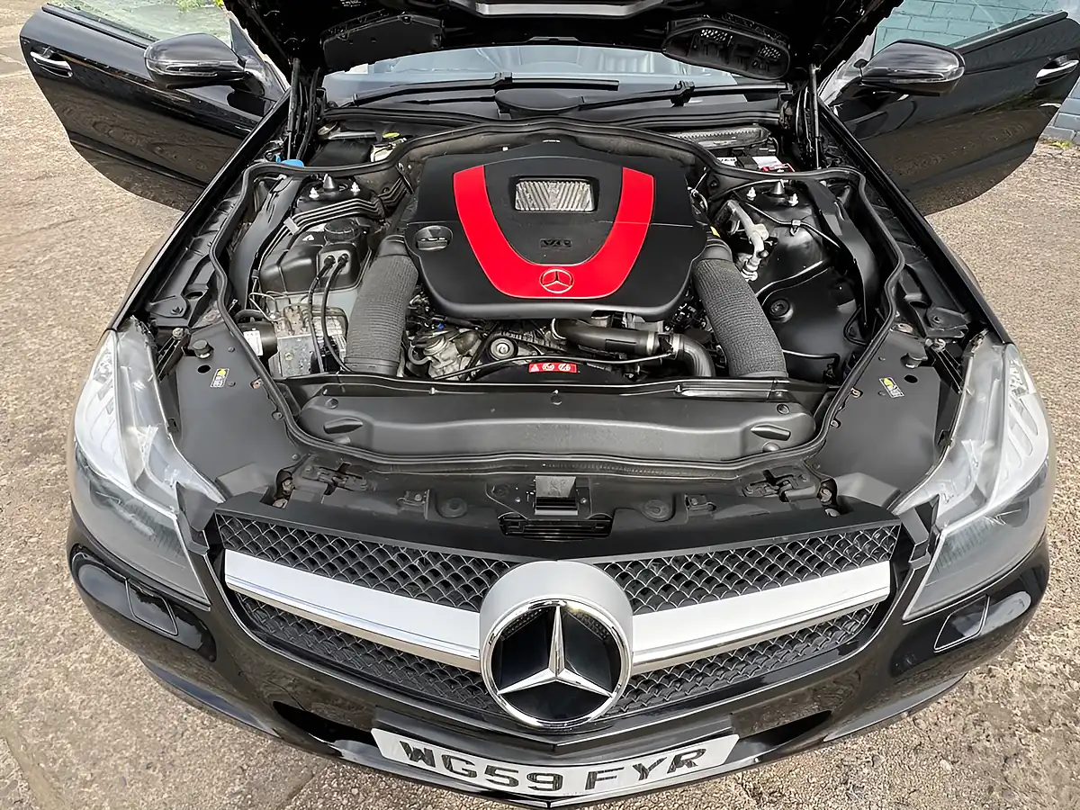 Used 2009 Mercedes-Benz Sl Convertible Black - Interior and Exterior details 4