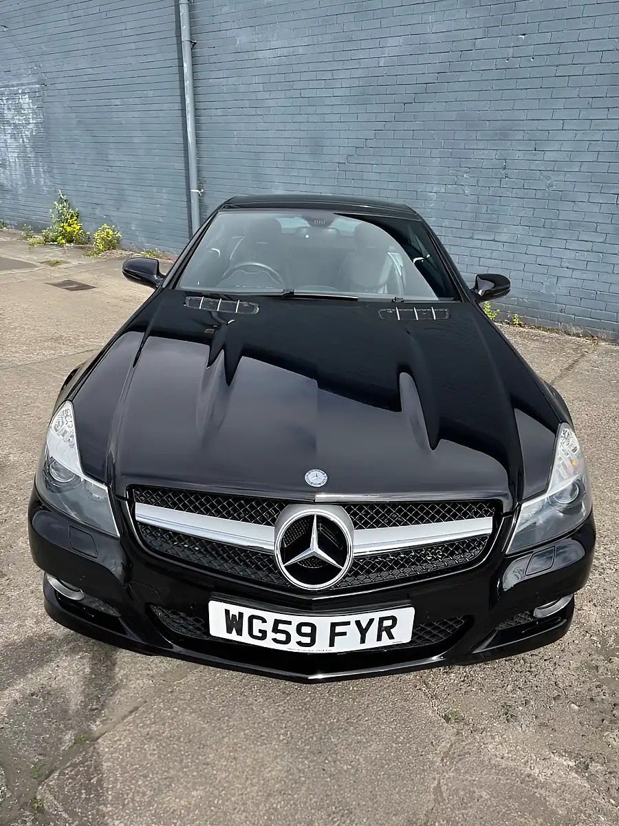 Used 2009 Mercedes-Benz Sl Convertible Black - Interior and Exterior details 6