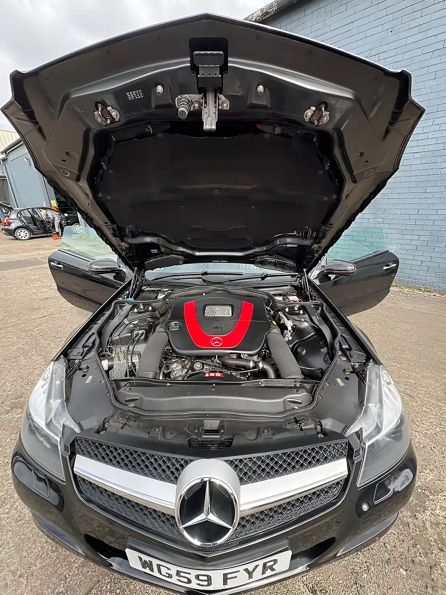 Used 2009 Mercedes-Benz Sl Convertible Black - Interior and Exterior details 7