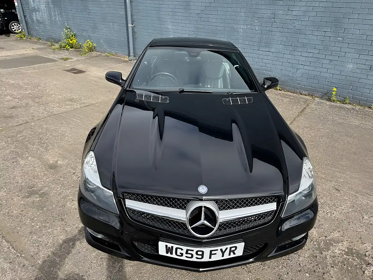 Used 2009 Mercedes-Benz Sl Convertible Black - Interior and Exterior details 8
