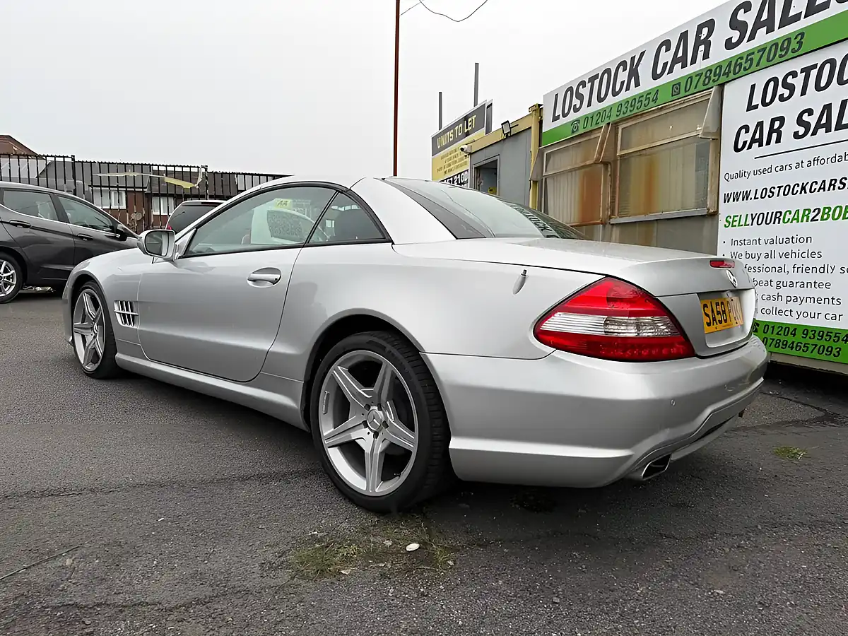 Used 2009 Mercedes-Benz Sl SL350 Convertible Silver - Interior and Exterior details 19