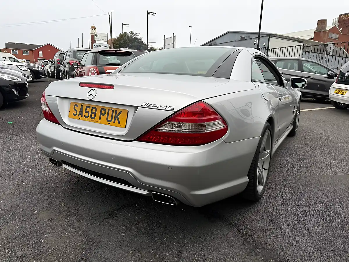 Used 2009 Mercedes-Benz Sl SL350 Convertible Silver - Interior and Exterior details 2