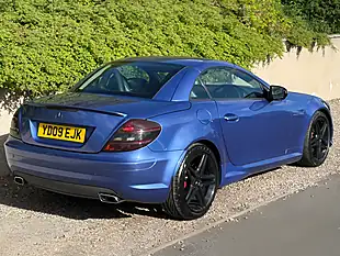 Used 2009 Mercedes-Benz Slk 2dr Tip Auto Blue - Interior and Exterior details 10