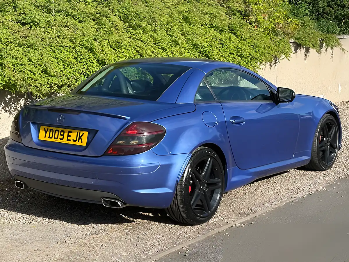 Used 2009 Mercedes-Benz Slk 2dr Tip Auto Blue - Interior and Exterior details 10