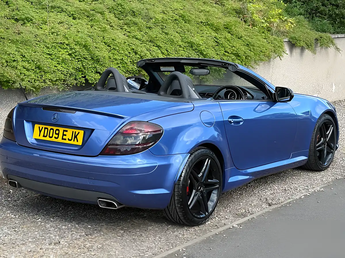 Used 2009 Mercedes-Benz Slk 2dr Tip Auto Blue - Interior and Exterior details 11