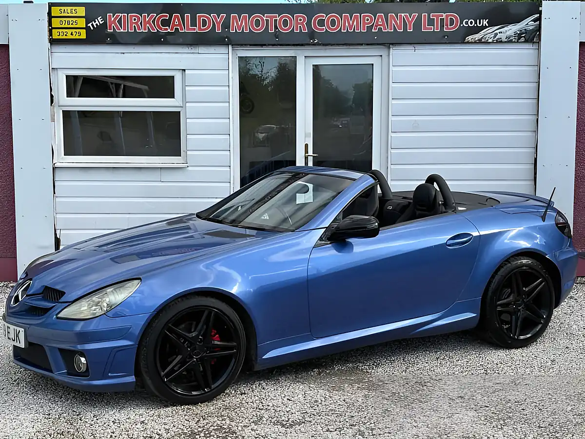 Used 2009 Mercedes-Benz Slk 2dr Tip Auto Blue - Interior and Exterior details 2