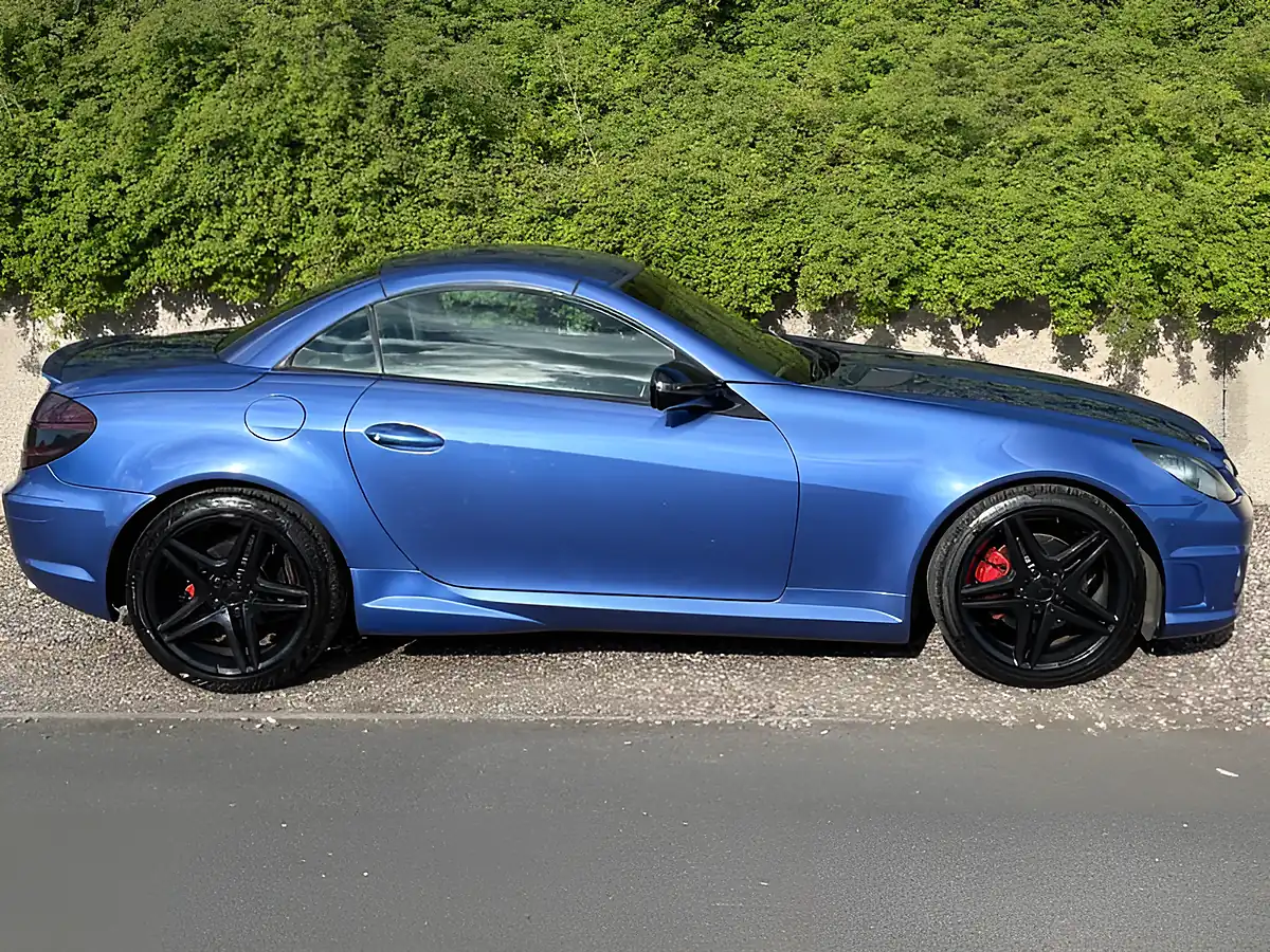Used 2009 Mercedes-Benz Slk 2dr Tip Auto Blue - Interior and Exterior details 3